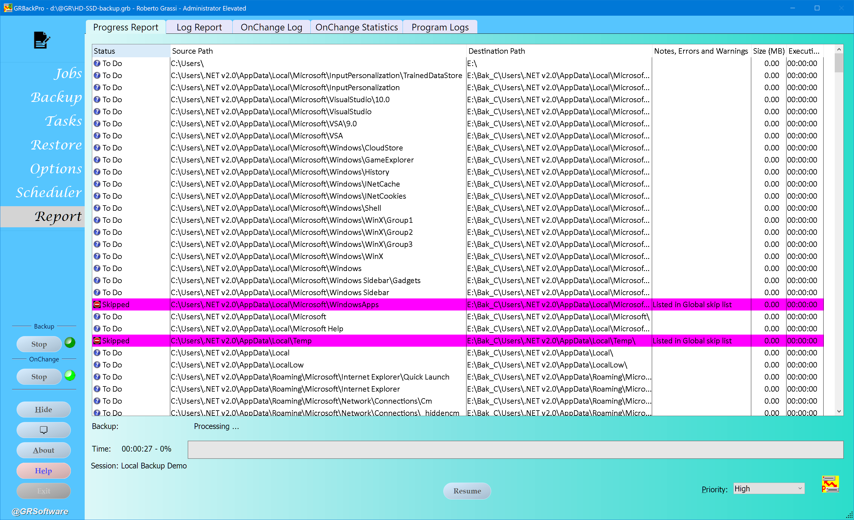 Report panel image